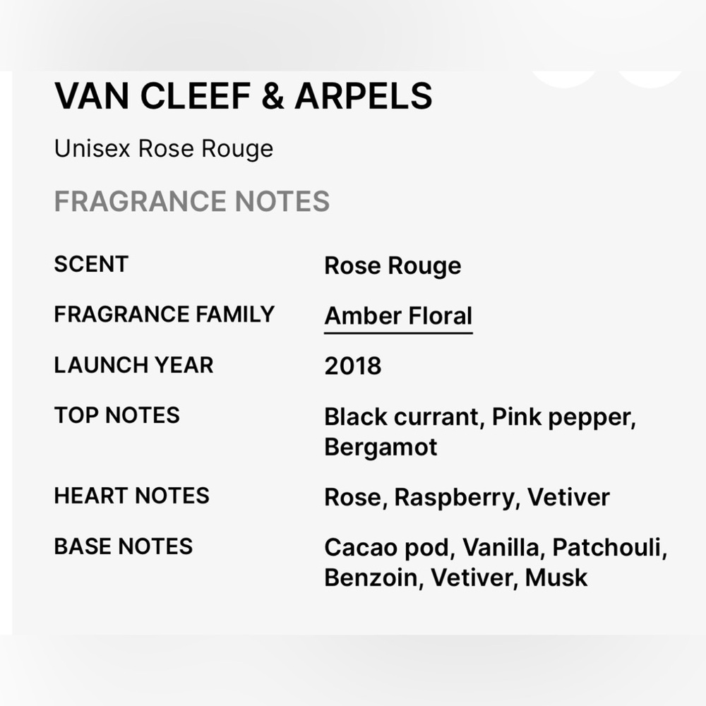 Van Cleef & Arpels Rose Rouge Fragrance - Picture 2 of 4